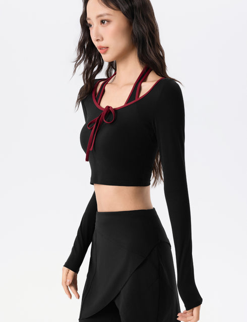 Outlined Crop Long SS654