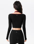 Outlined Crop Long SS654
