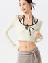 Outlined Crop Long SS654