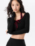 Outlined Crop Long SS654
