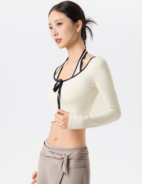 Outlined Crop Long SS654