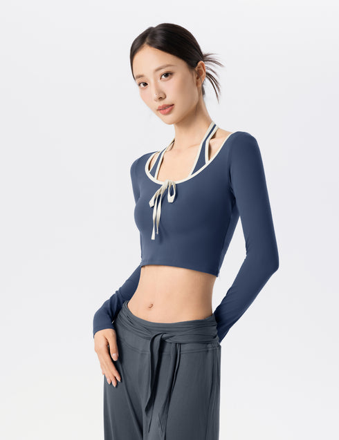 Outlined Crop Long SS654