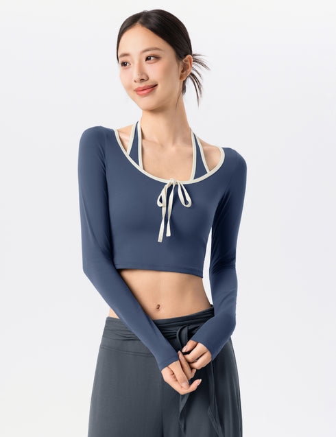 Outlined Crop Long SS654