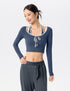 Outlined Crop Long SS654