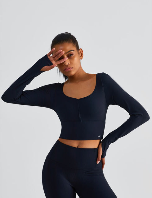 Cool Ribbed Crop Top SS1504