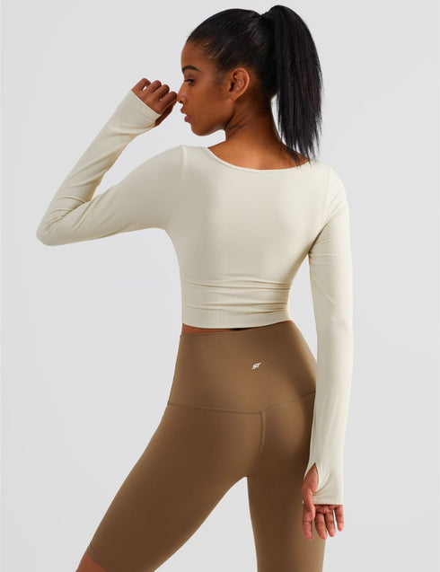 Cool Ribbed Crop Top SS1504