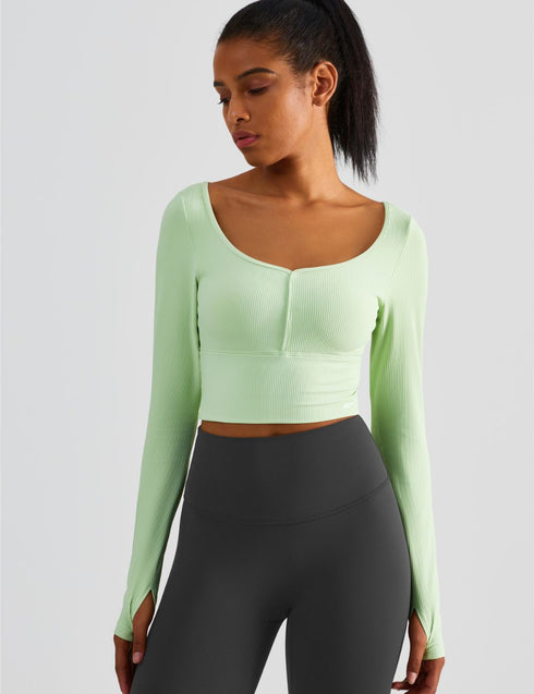 Cool Ribbed Crop Top SS1504