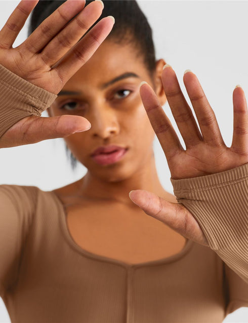 Cool Ribbed Crop Top SS1504