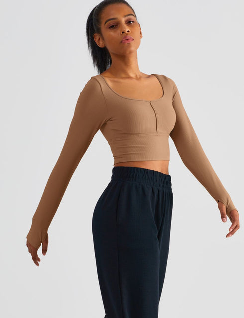 Cool Ribbed Crop Top SS1504